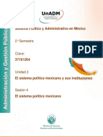 Módulo 4: Sistema Político y Administrativo en México