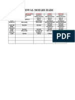 JADWAL SEHARI-HARI