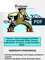 Pertemuan 10 - MOTIVASI