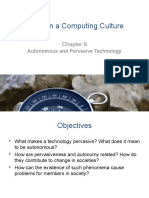 Ethics in A Computing Culture: Autonomous and Pervasive Technology