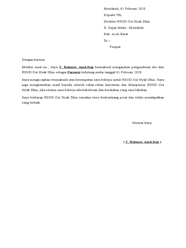 Download 88+ Contoh Surat Surat Risent Terbaik Gratis