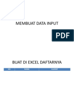4.membuat Data Input