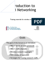 Introduction To Wifi Networking: Training Materials For Wireless Trainers
