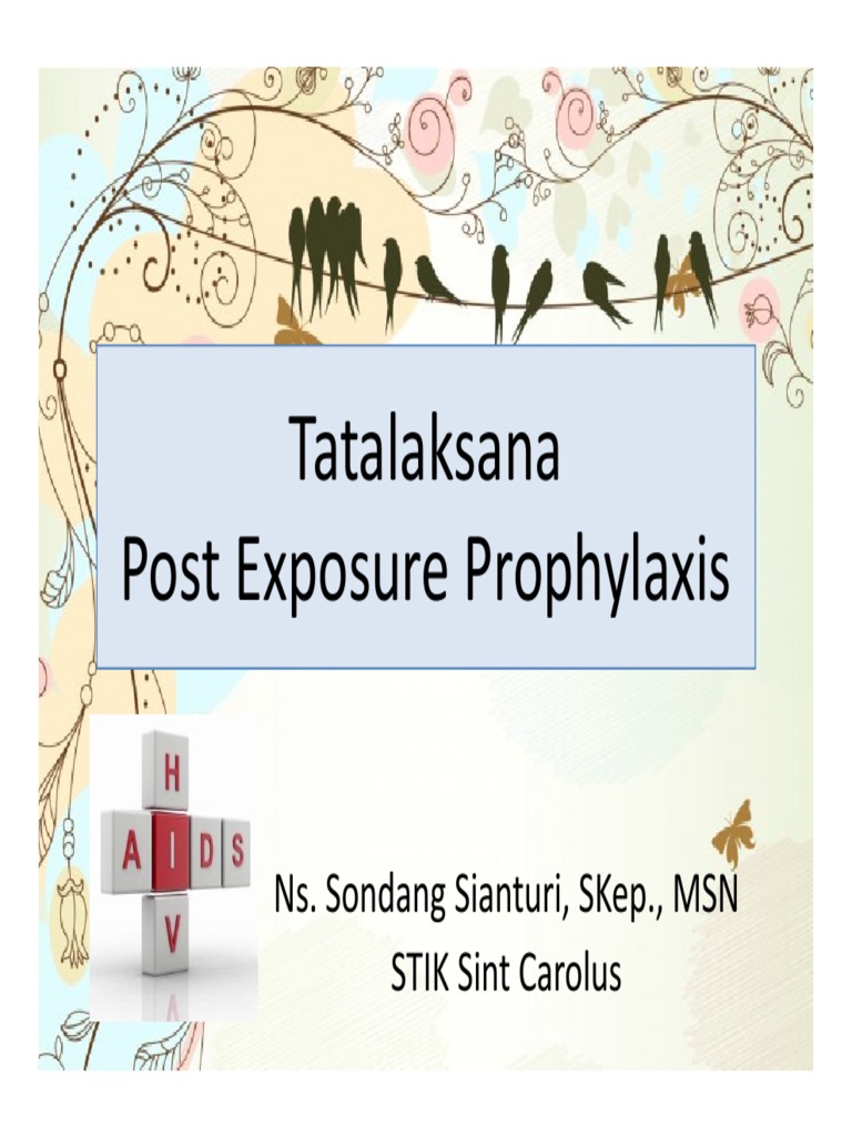 Guidelines for Post Exposure Prophylaxis (PEP) for Healthcare Workers