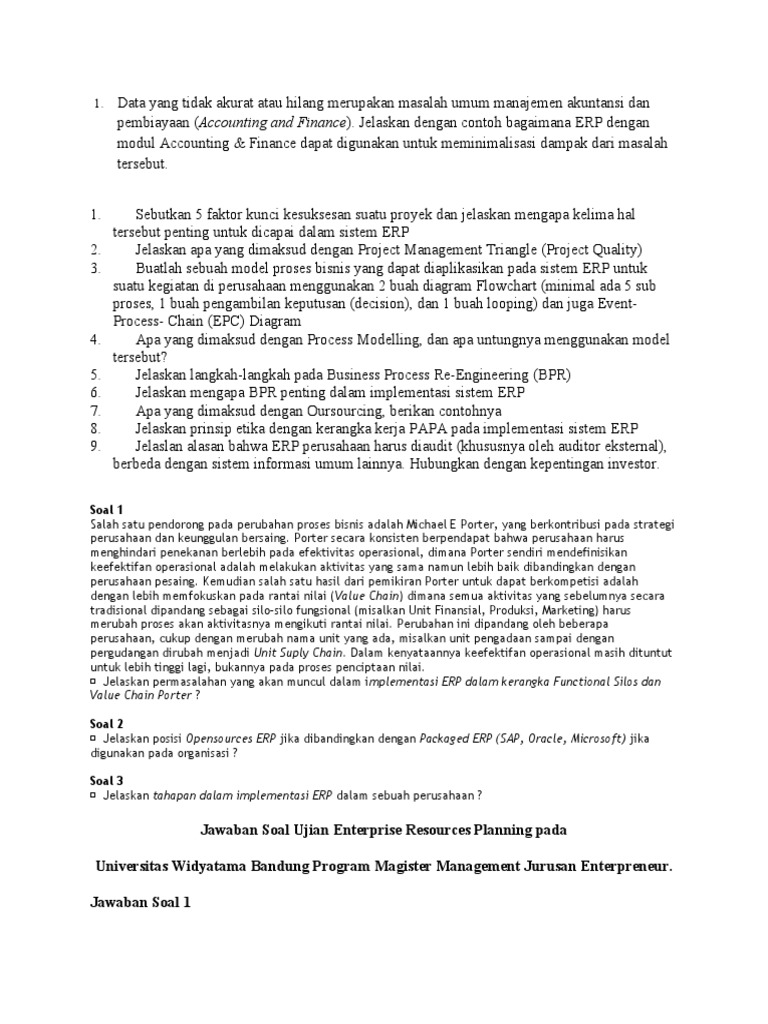 Soal Ujian Erp Guru Paud