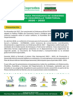 5 Propuestas para Programas de Gobierno y Planes de Desarrollo 2020 2023 Antioquia