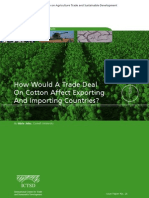 How Would A Trade Deal On Cotton Affect Exporting and Importing Countries