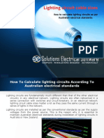 TITLELighting circuit cable sizes according to Australian standards