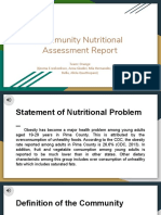 Hps 478 Community Nutritional Assessment Report Presentation