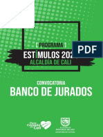 Terminos - de - Referencia - Banco de Jurados - Programa - Estimulos - Cali - 2020