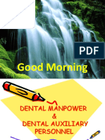 Dental Manpower and Auxiliary Personnel