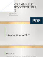 Programmable Logic Cotrollers (PLC) : Ratilla, Immanuel John C. BSEE-5 Instrumentation & Controls