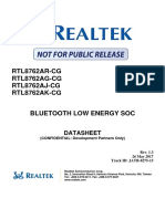 Data Sheet RTL8762AR-CG-Realtek