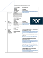 Training Resources For Covid 19 Management: Ory - HTTPS://WWW - Mohfw.Gov - In/Pdf/5Covidflw Trainingplan27March - PDFPDF