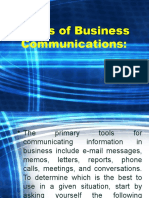 4) Types of Communication