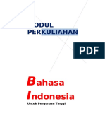 Buku Modul Bahasa Indonesia Untuk Perguruan Tinggi 1