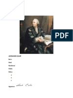 Jude Daniel R. Aquino Grade 9-Mapagtimpi: Leonhard Euler