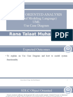Object Oriented Analysis: (Unified Modeling Language) UML Use Case Diagram