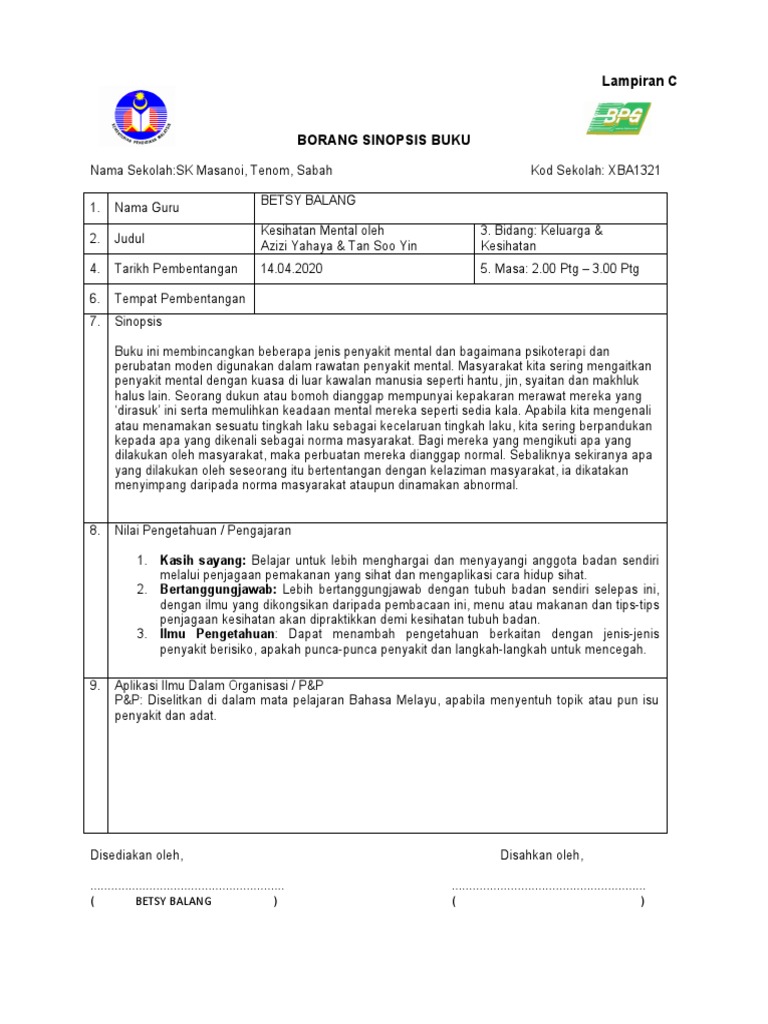 17+ Sinopsis buku kesihatan info