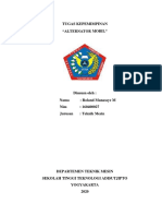 Tugas Kepemimpinan - Roland - Manassye - M - 16040027 PDF