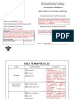 Planificación Del Área Sociales 6to Grado