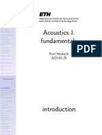 A Acoustics-Fundamentals