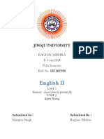 English II: Jiwaji University