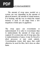 Swap Space Management