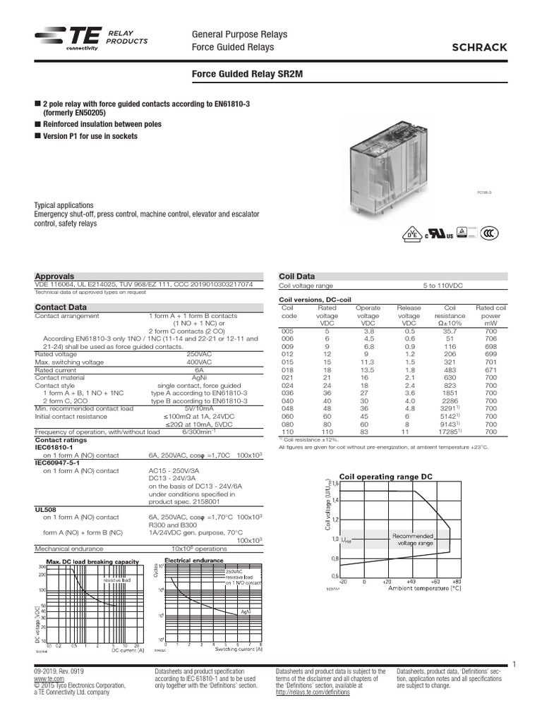 Eng Ds Sr2m 0919 Relay Insulator Electricity