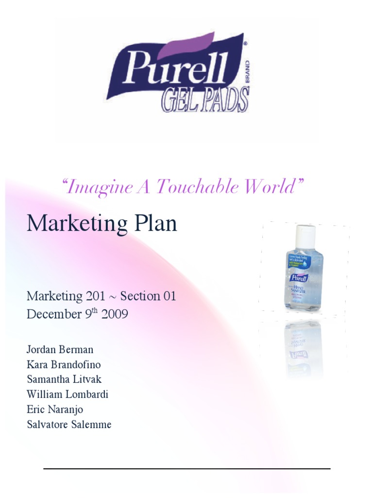 Purell GelPads - Marketing Plan | PDF | Influenza | Brand