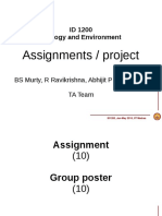 Ecology and Environment Course Assignments and Projects