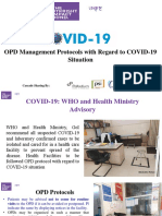 COVID-19: OPD Management Protocols and WHO Advisory