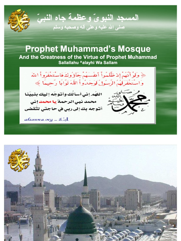 Prophet Muhammad S Mosque Prophet Muhammad S Mosque | PDF | Hadith ...