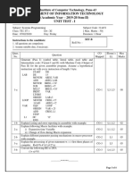 SP Unit Test 1 - Set B