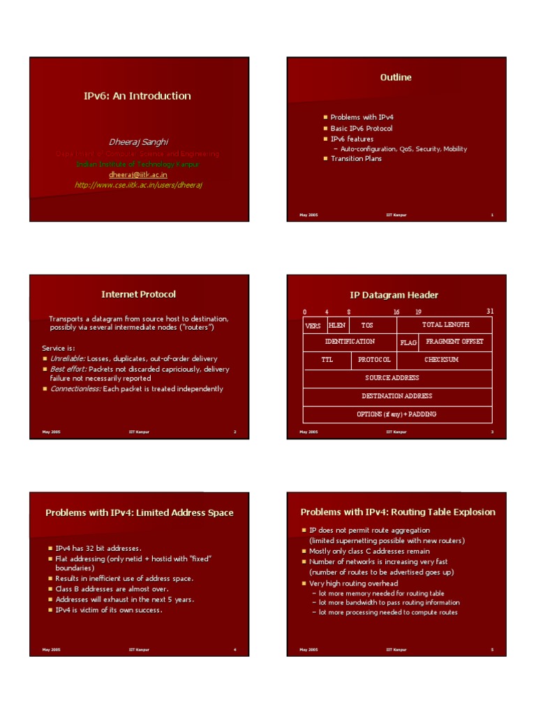 Understanding IPv6 Protocol Features | PDF | I Pv6 | Internet Protocols