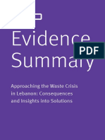 K2P Evidence Summary Waste Management - Final - Dec 14 2015