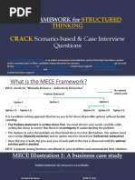 Framework For: Mece Structured Thinking