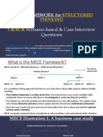 Framework For: Mece Structured Thinking