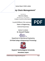 "Supply Chain Management": Gujarat Technological University