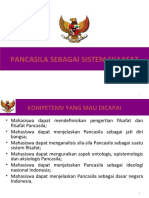 Pancasila Sistem Filsafat Untuk S-1 Kesmas Kays