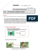 FSC5016N C5020N Precaution when replacing the Engine Board