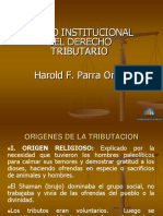 Marco Institucional del Derecho tributario (I)