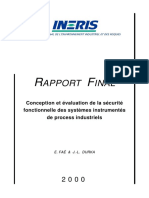 Apport Inal: Conception Et Évaluation de La Sécurité Fonctionnelle Des Systèmes Instrumentés de Process Industriels