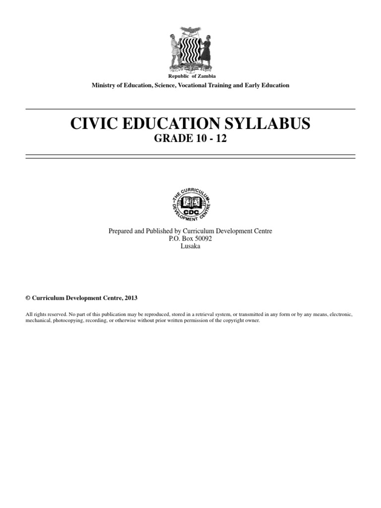 Civic Education Grade 10 ... 1 | PDF | Substance Abuse | Corruption