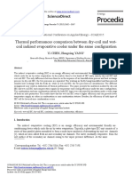 Thermal Performances Comparison Between Dry-Coil and Wet-Coil Indirect Evaporative Cooler Under The Same Configuration