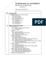 Mechanics of Structures - I PDF