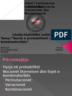 Fakulteti I Inxhinierisë Mekanike Departamenti:Inxhinieria Industriale Dhe Menaxhmenti