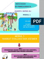 Evaluasi Pembelajaran Modul 1