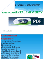 ENVIRONMENTAL CHEMISTRY TOPICS