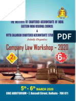 Company Law Workshop 2020